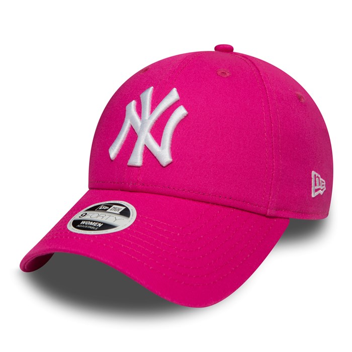 New York Yankees Essential Naiset 9FORTY Lippis Pinkki - New Era Lippikset Tarjota FI-421653